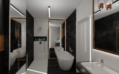 Architekt Wnętrz Warszawa ➜ Gdańsk ➜ FAQ ➜ warszawa architekci wnętrz,projektant wnętrz warszawa,architekt wnętrz ochota,architekt wnętrz warszawa Łazienka czarna z elementami miedzi