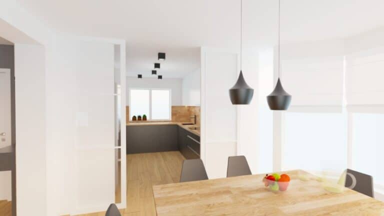 Architekt Wnętrz Warszawa ➜ Gdańsk ➜ PROJEKTY Wnętrz Warszawa Mazowieckie ➜ projekty wnętrz,metamorfoza wnętrz,aranżacja kuchni z salonem zdjęcia,projektant łazienek,architekt wnętrz Dom Nadarzyn kuchnia
