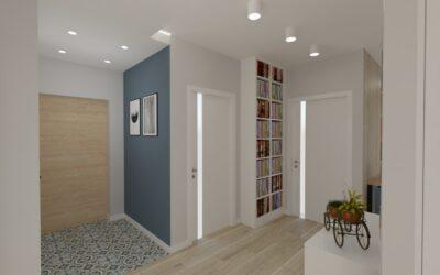 Architekt Wnętrz Warszawa ➜ Gdańsk ➜ PROJEKTY Wnętrz Warszawa Mazowieckie ➜ projekty wnętrz,metamorfoza wnętrz,aranżacja kuchni z salonem zdjęcia,projektant łazienek,architekt wnętrz Salon niebieska ściana