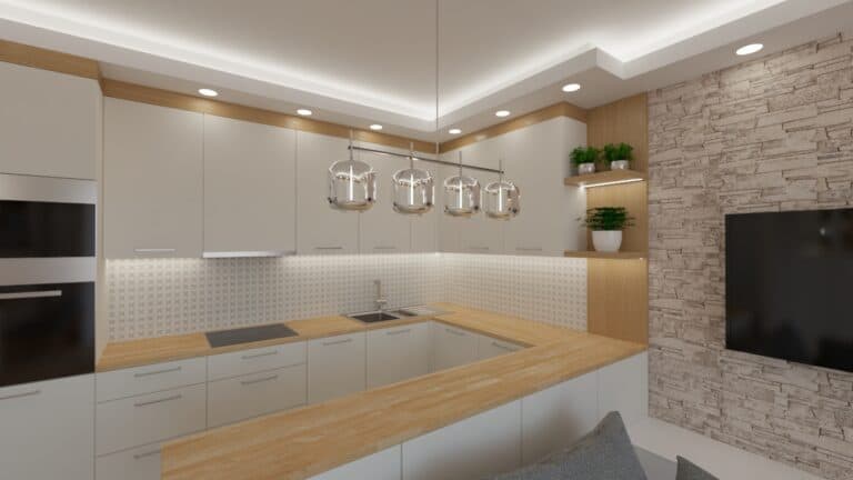 Architekt Wnętrz Warszawa ➜ Gdańsk ➜ PROJEKTY Wnętrz Warszawa Mazowieckie ➜ projekty wnętrz,metamorfoza wnętrz,aranżacja kuchni z salonem zdjęcia,projektant łazienek,architekt wnętrz Salon biały kamień z kuchnią