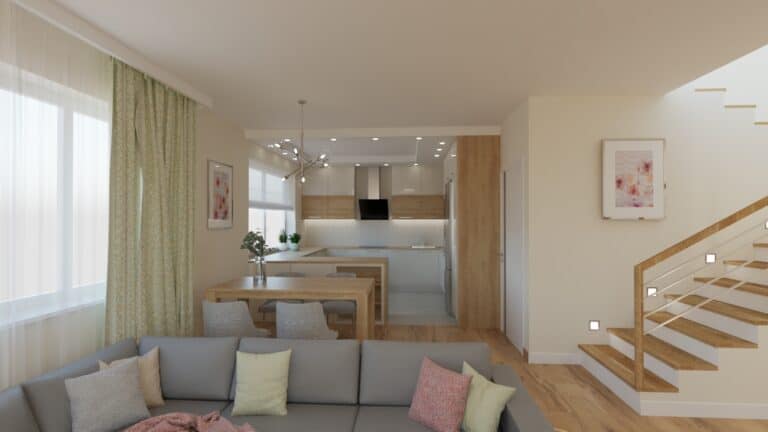 Architekt Wnętrz Warszawa ➜ Gdańsk ➜ PROJEKTY Wnętrz Warszawa Mazowieckie ➜ projekty wnętrz,metamorfoza wnętrz,aranżacja kuchni z salonem zdjęcia,projektant łazienek,architekt wnętrz Salon oliwkowy z kuchnią