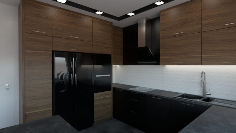 Architekt Wnętrz Warszawa ➜ Gdańsk ➜ PROJEKTY Wnętrz Warszawa Mazowieckie ➜ projekty wnętrz,metamorfoza wnętrz,aranżacja kuchni z salonem zdjęcia,projektant łazienek,architekt wnętrz Elegancka kuchnia otwarta na salon