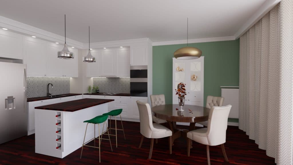 Zielony salon