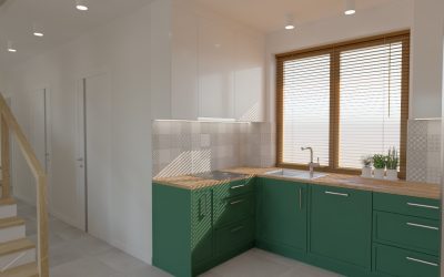 Architekt Wnętrz Warszawa ➜ Gdańsk ➜ PROJEKTY Wnętrz Warszawa Mazowieckie ➜ projekty wnętrz,metamorfoza wnętrz,aranżacja kuchni z salonem zdjęcia,projektant łazienek,architekt wnętrz KUCHNIA z salonem – zieleń i biel