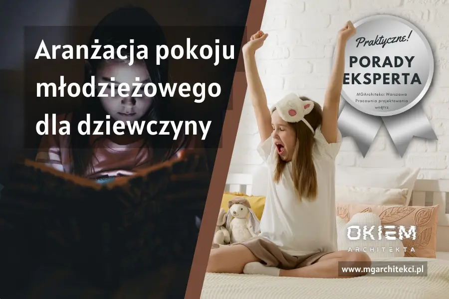 Aranżacja pokoju młodzieżowego dla dziewczyny